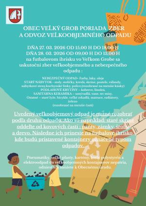 Leták - informácie o termíne zberu